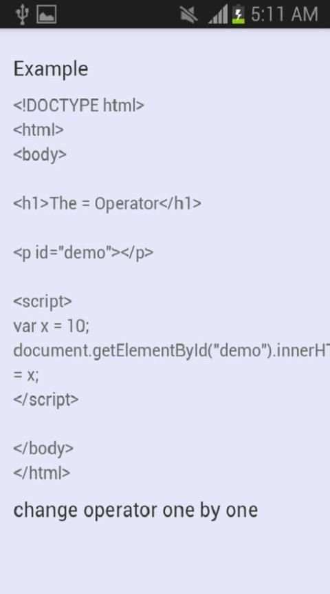 JavaScript-W3school Offline screenshot 3