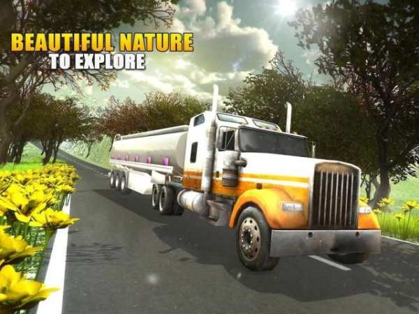 Uphill Cargo Truck Driving Sim screenshot 3