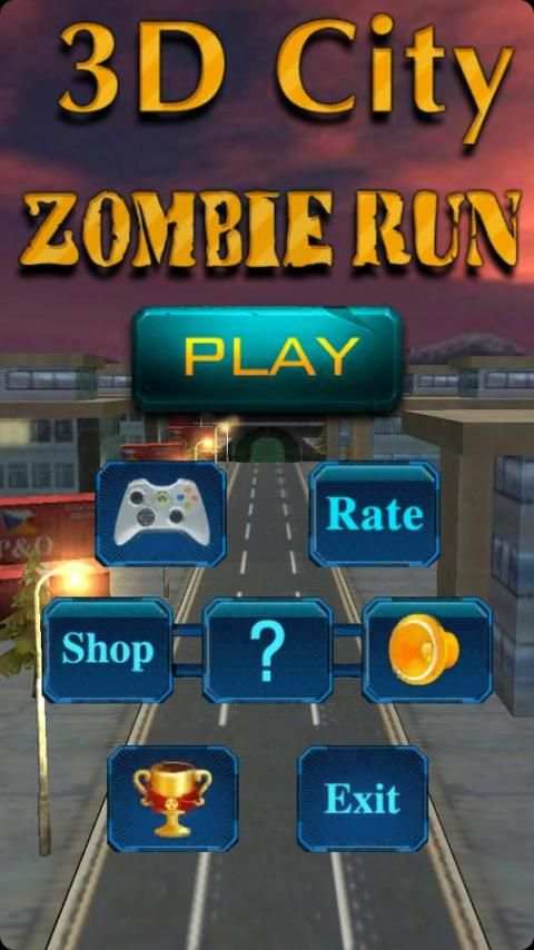 3D City Zombie RUN screenshot 5