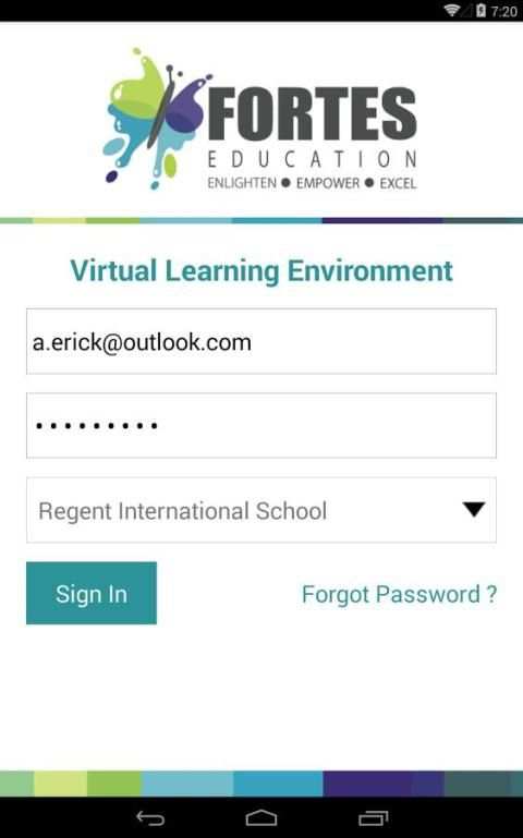 Fortes VLE screenshot 2