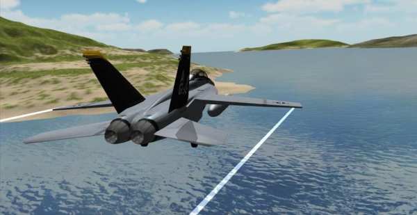 F18 Airplane Simulator 3D скриншот 4