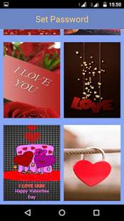 Love Heart Lock Screen screenshot 1