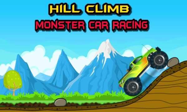 Hill Climb Monster Car Racing screenshot 1