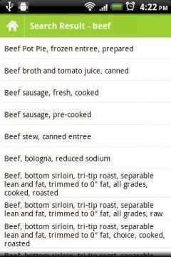 Nutrition Facts Assistant screenshot 2