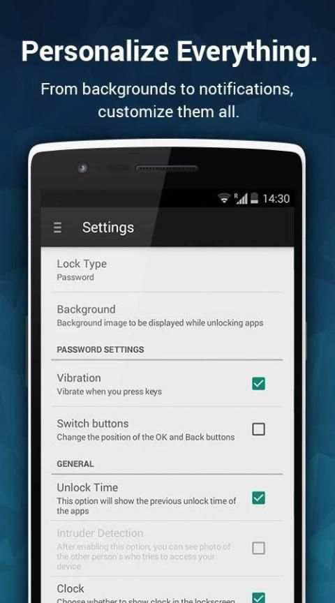 App Lock by MirageStack स्क्रीनशॉट 8