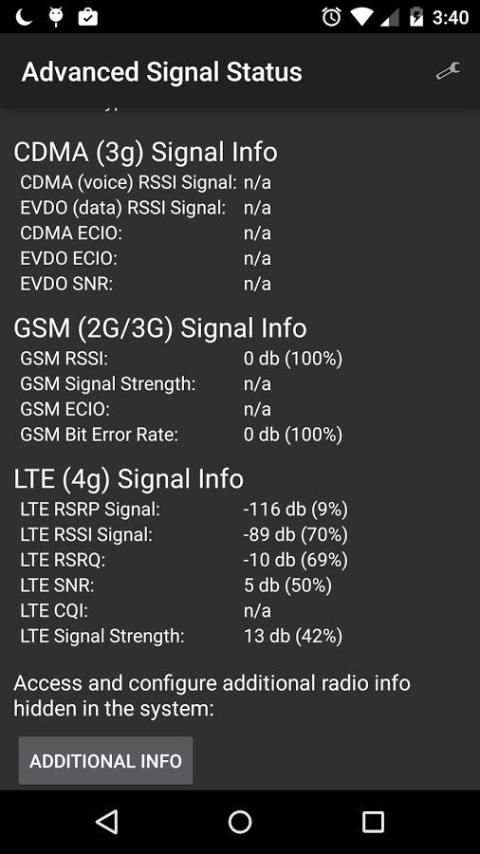 Advanced Signal Status screenshot 8