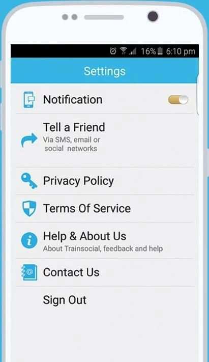 Train Social screenshot 1