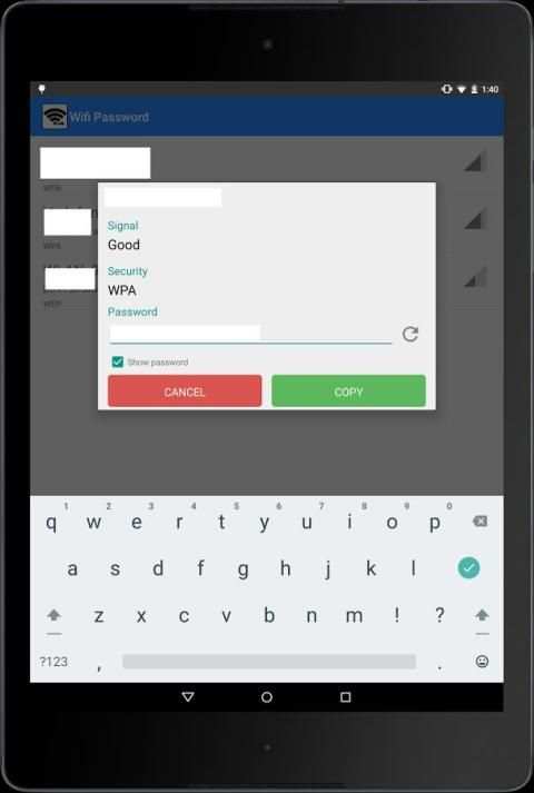 Free Wifi Password Secure 2015 screenshot 4