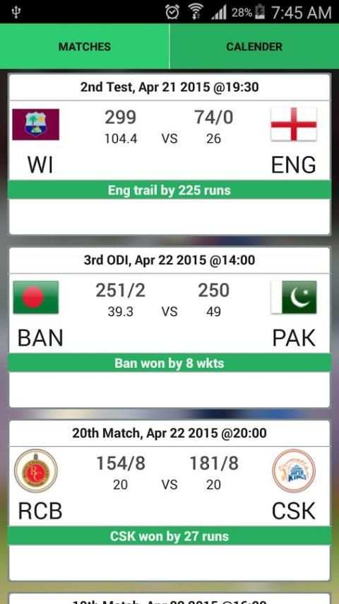 Cricket Live Scores On Go screenshot 4
