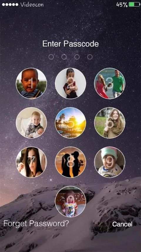 Passcode Photo Lock Screen скриншот 8
