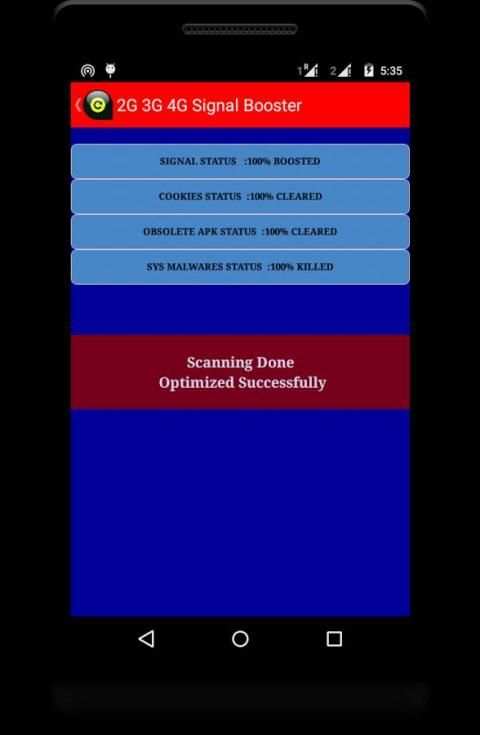 3G 4G Speed Optimizer Prank screenshot 1