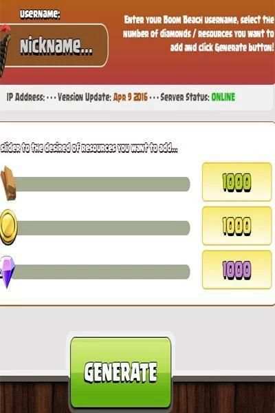 Diamonds for boom beach 1 تصوير الشاشة