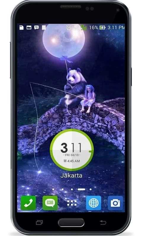 Tema Panda Android screenshot 1