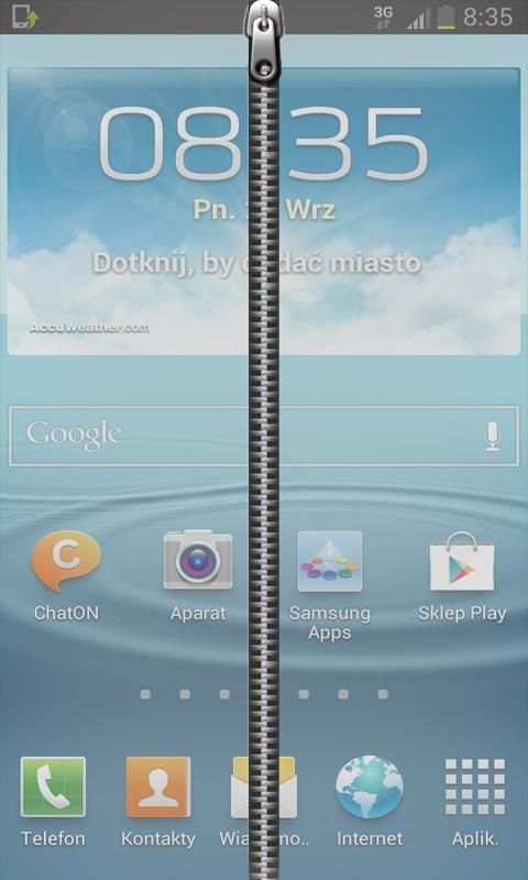 Transparent Zip Lock Screen скриншот 5