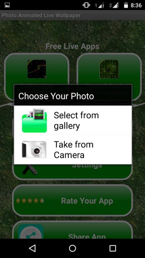 Animated Photo Live Wallpaper screenshot 3