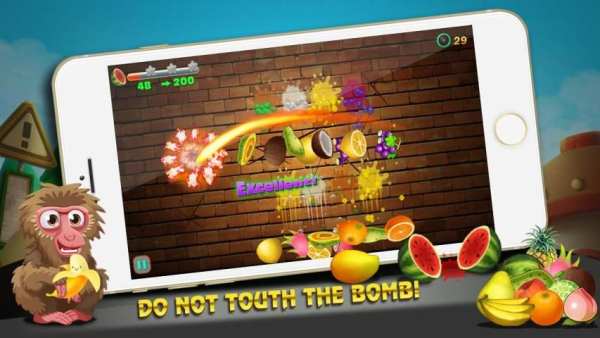 memotong buah Ninja screenshot 3
