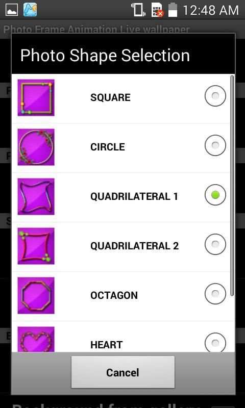Photo Frame Animation LWP screenshot 5
