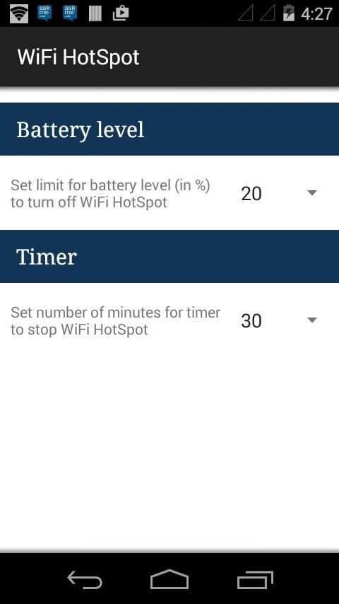 Mobile Wifi Hotspot screenshot 4