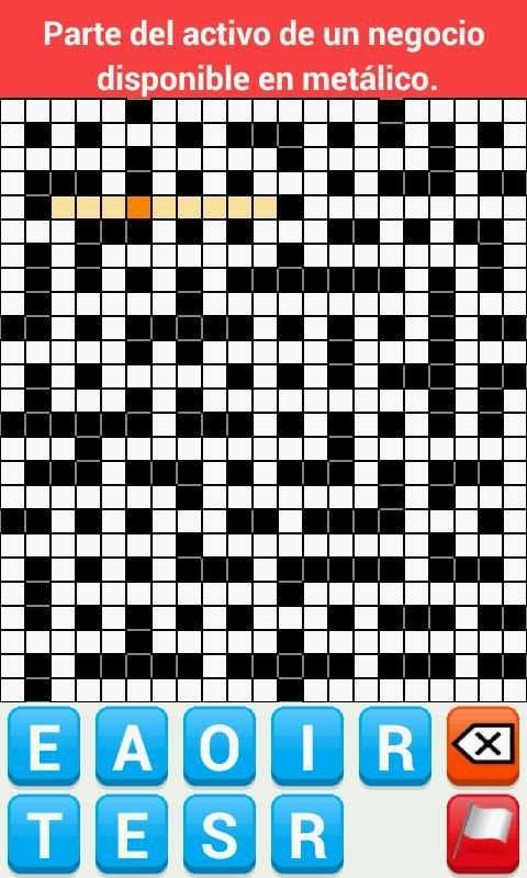 Crosswords spanish screenshot 1