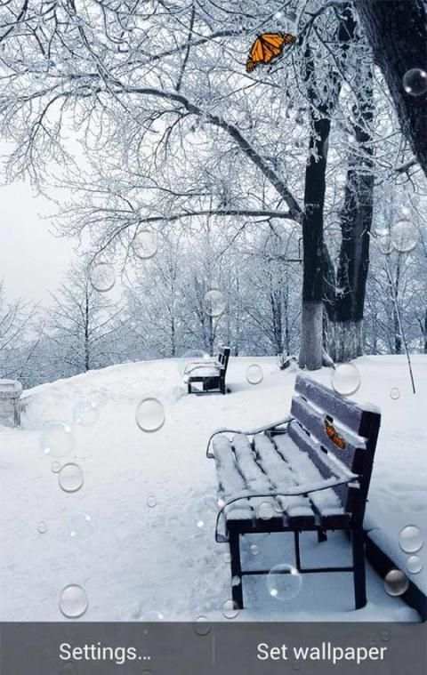 Winter Live Wallpaper screenshot 6