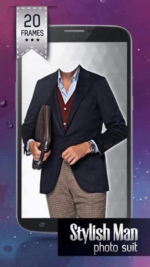 Stylish Man Photo Suit 2 تصوير الشاشة