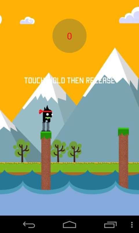 Spring Ninja Jump screenshot 2