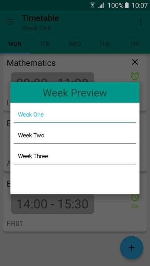 Schedule 6 تصوير الشاشة
