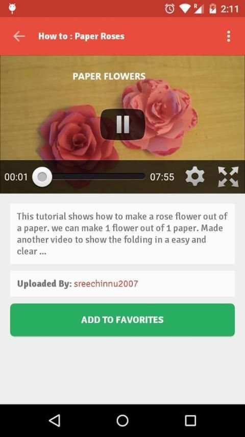 How to make paper flowers скриншот 1
