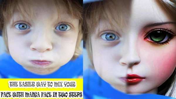 Fotomix manga face morphing screenshot 2
