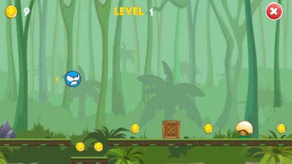 Angry Blue Ball 5 स्क्रीनशॉट 4