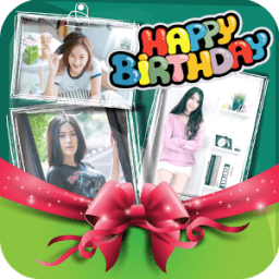 Happy Birthday Frame Collage icon