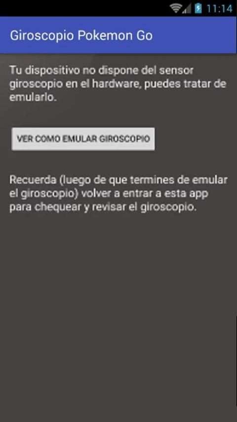 Giroscopio Pokémon Go screenshot 1