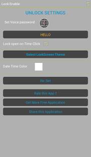  Voice Screen Lock screenshot 1