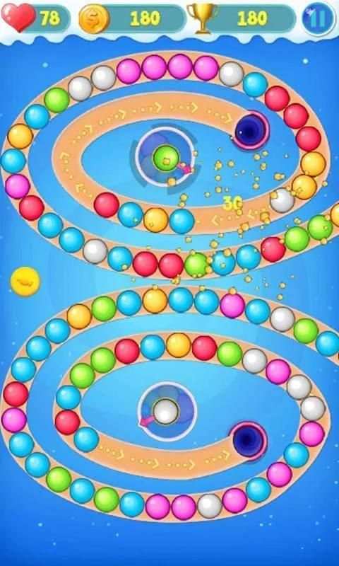 Candy Marble Blast स्क्रीनशॉट 2