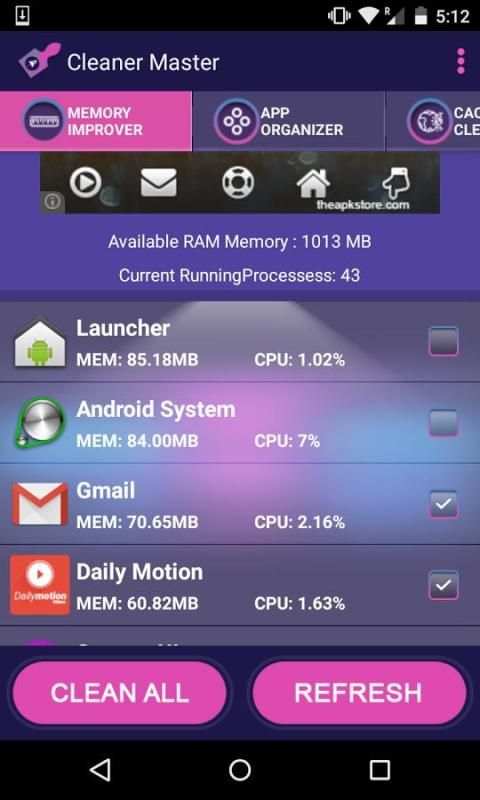 Clean Master Pro for Android स्क्रीनशॉट 3
