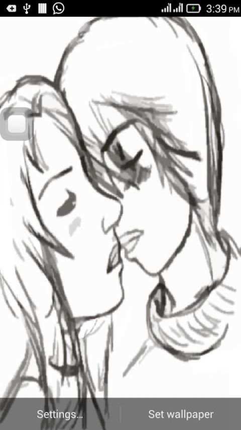 Kiss Live Wallpaper скриншот 1