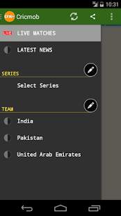 CricMob - Live Cricket Scores screenshot 1