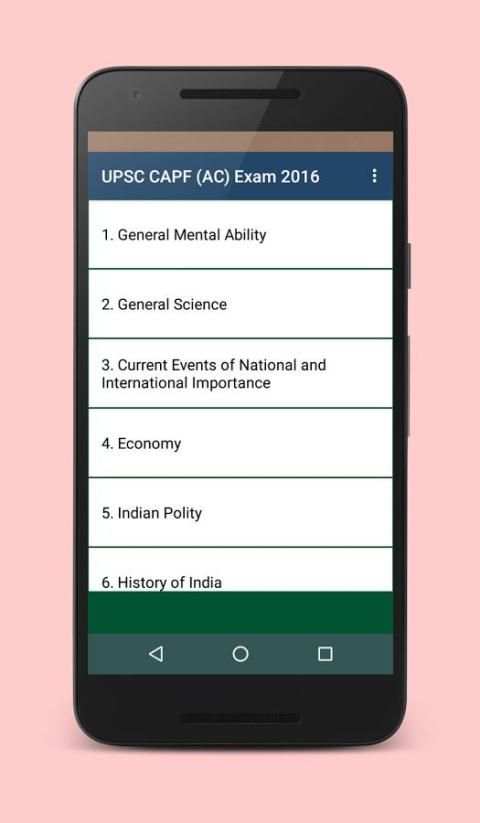 UPSC CAPF (AC) Exam 2016 screenshot 3