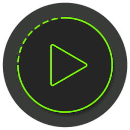 ikon VidPlay: Black Media Player