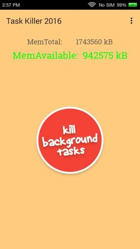 Task Killer 2016 screenshot 1