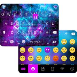 Galaxy Sparkle Emoji Keyboard