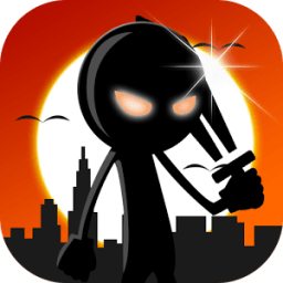 Stickman योद्धाओं और तलवार आइकन