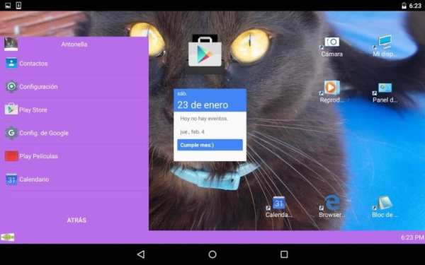 Windroid Launcher (Free) screenshot 1