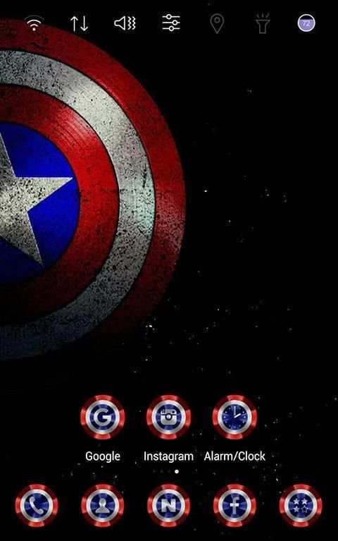 Captain Super Hero theme screenshot 3