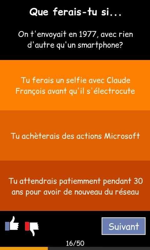 Que Feriez-Vous Si ? screenshot 6