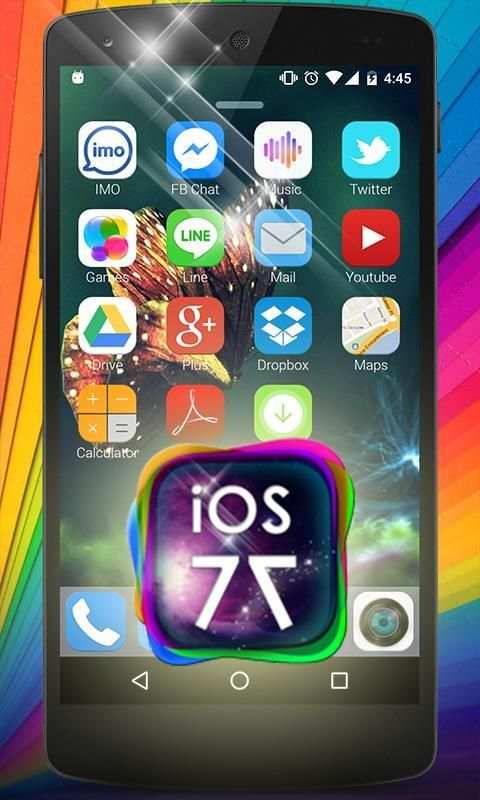 Launcher for iPhone 7 स्क्रीनशॉट 1