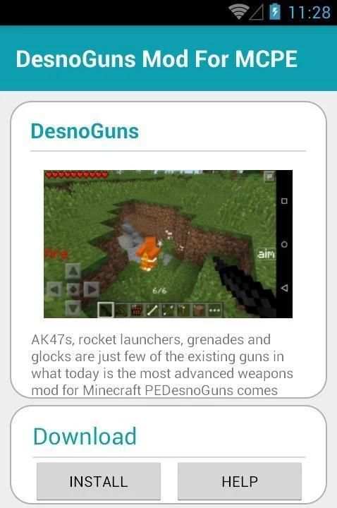 DesnoGuns Mod For MCPE screenshot 4