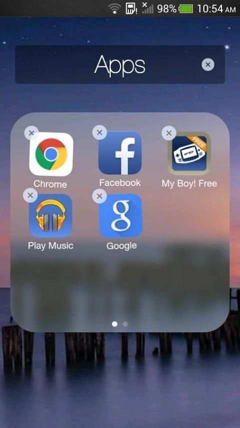 OS Launcher X Pretty 2 تصوير الشاشة
