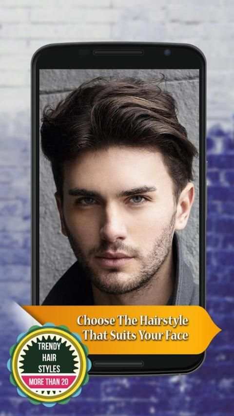 Gaya Rambut Pria Editor Foto screenshot 1