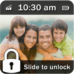 Lock Screen: Family Photo أيقونة